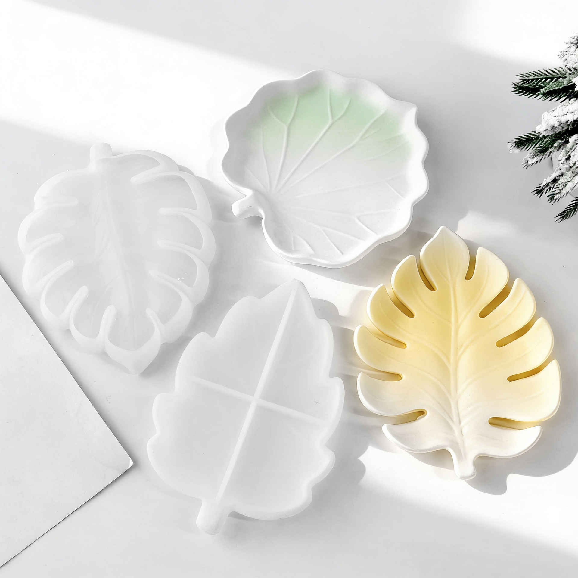 DIY Gipsvorm Blad Coaster Sili - Food Storage Silicone recensie en prijs