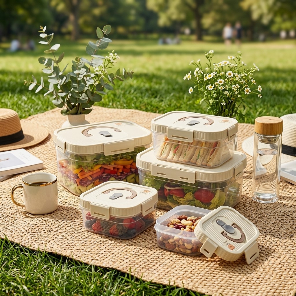 Stapelbare voedselbewaarbak me - Food Storage Containers Plastic Box recensie en prijs