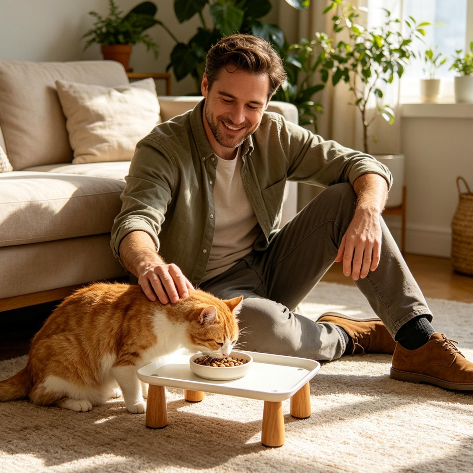 Kattenvoerstandaard met antisl - Food Storage Room recensie en prijs