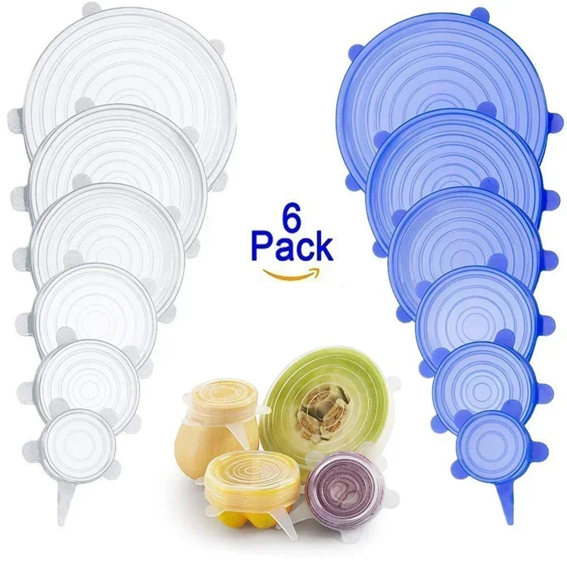 6/12 stuks verstelbaar elastis - Silicone Stretch Lid recensie en prijs