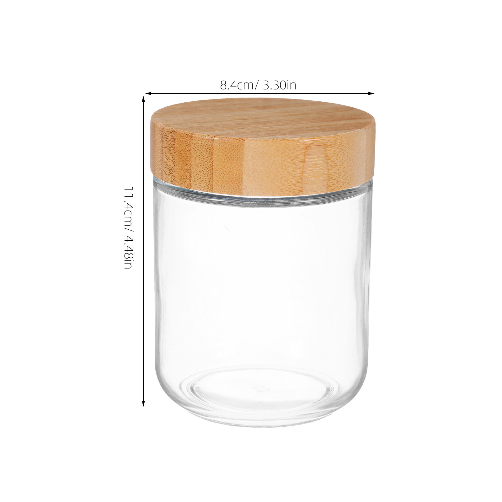 4 stuks transparante glazen po - Food Storage Containers With Lids recensie en prijs