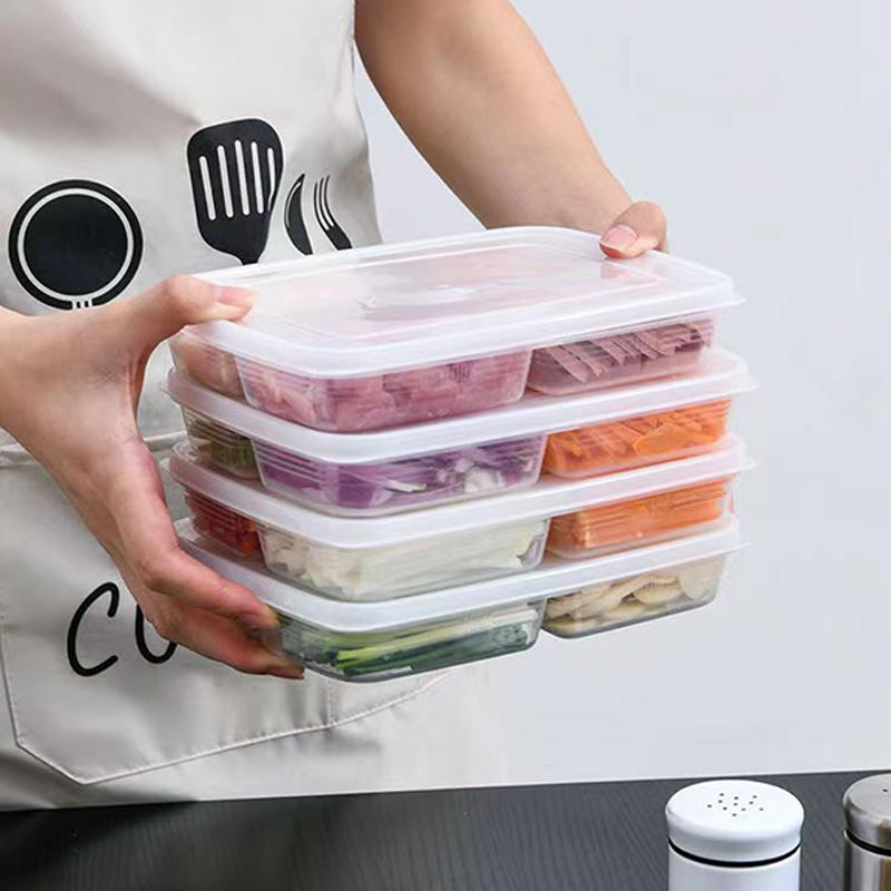Nieuwe【4 roosters Plastic opbe - Food Storage Containers Plastic Box recensie en prijs