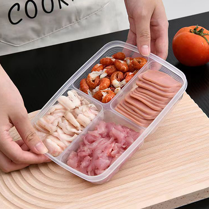 Nieuwe【4 roosters Plastic opbe - Food Storage Containers Plastic Box recensie en prijs
