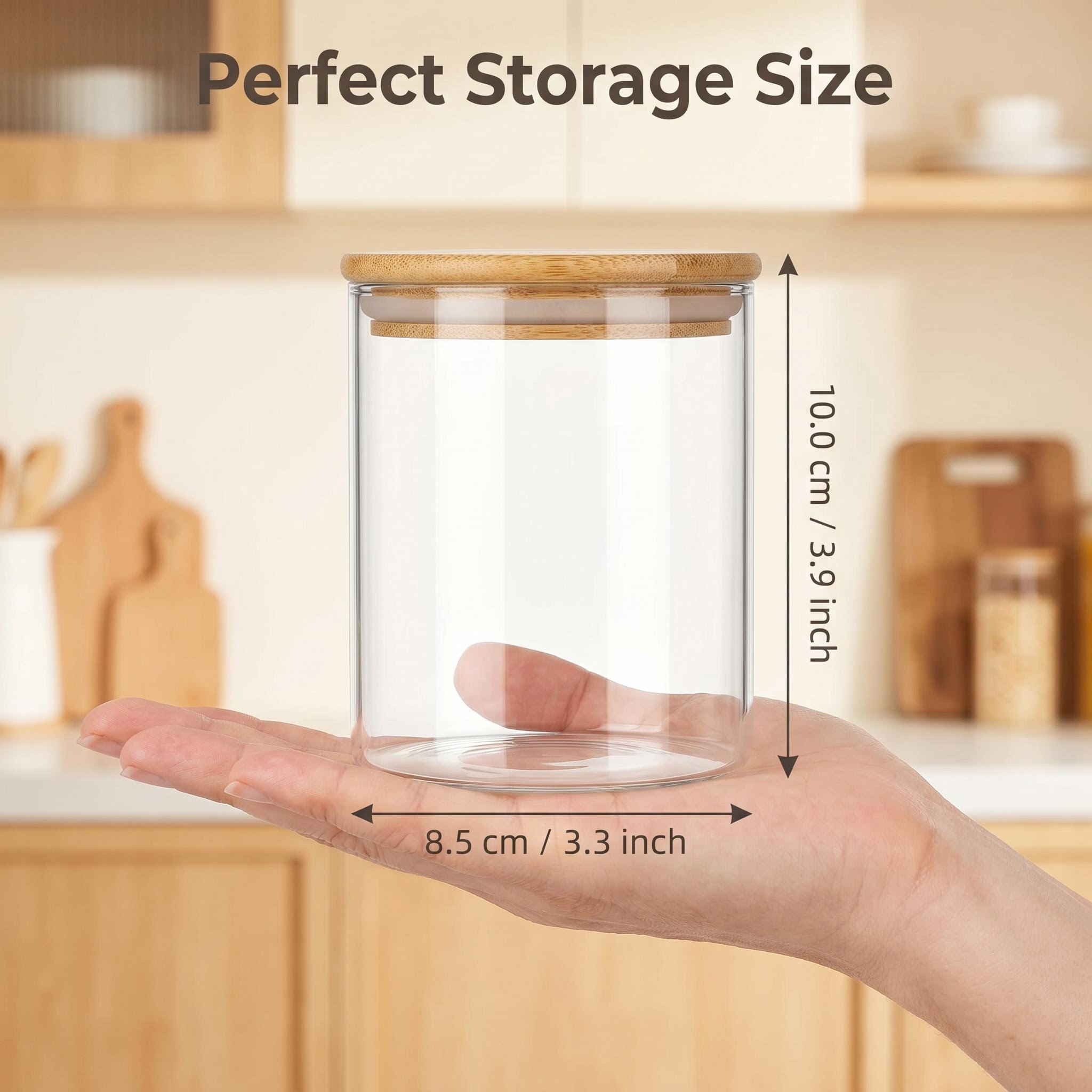 9-delige glazen voorraadpotten - Food Storage In Pantry recensie en prijs