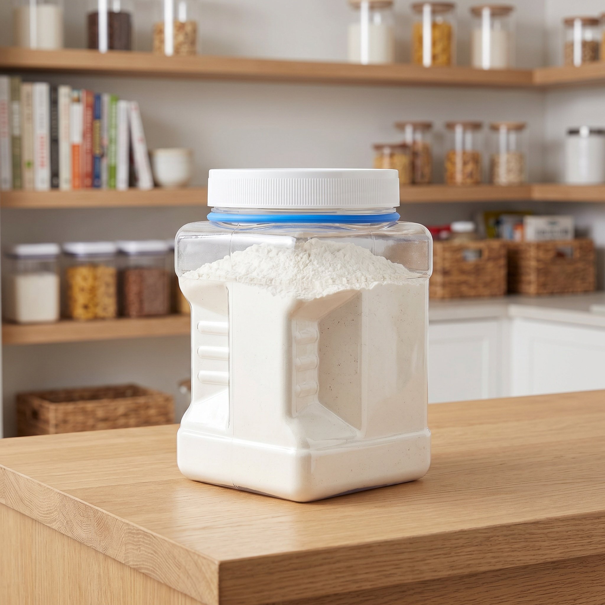 6 stuks doorzichtige vierkante - Food Storage In Pantry recensie en prijs