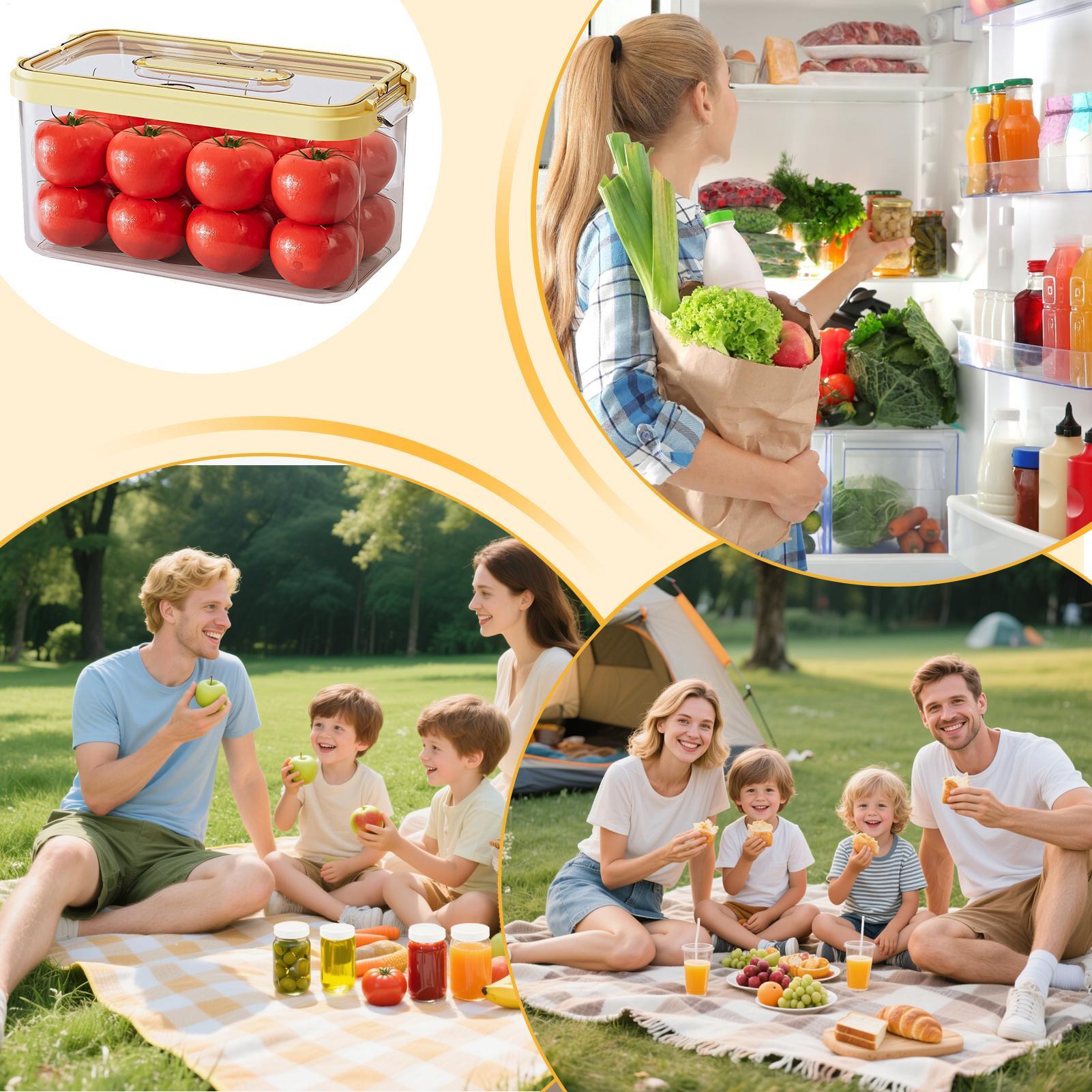 Koelkastvoedselopslagcontainer - Food Storage Containers With Lids recensie en prijs