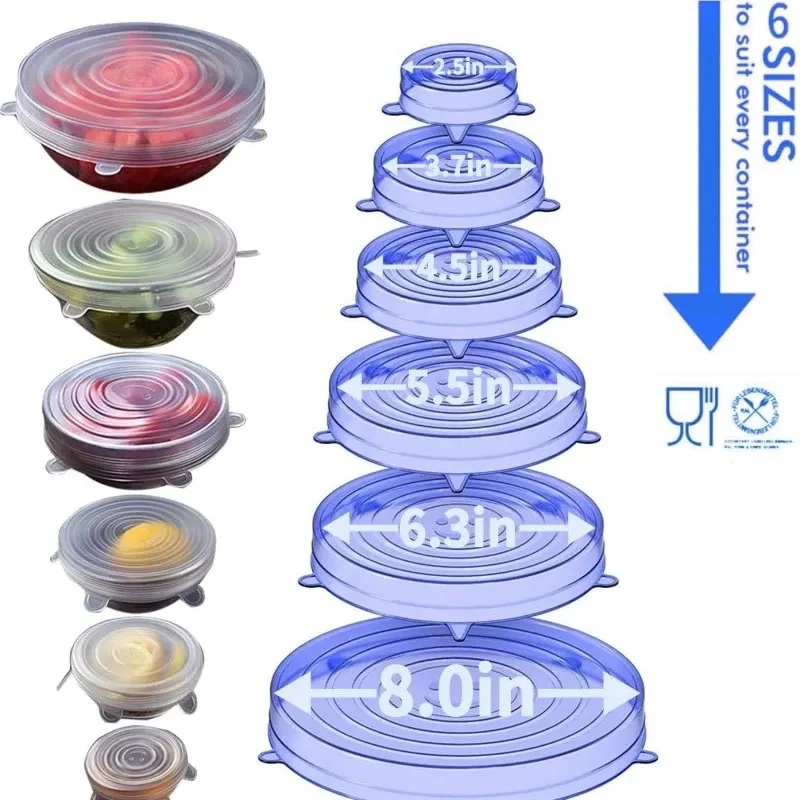 1/2 set herbruikbare siliconen - Silicone Stretch Lid recensie en prijs