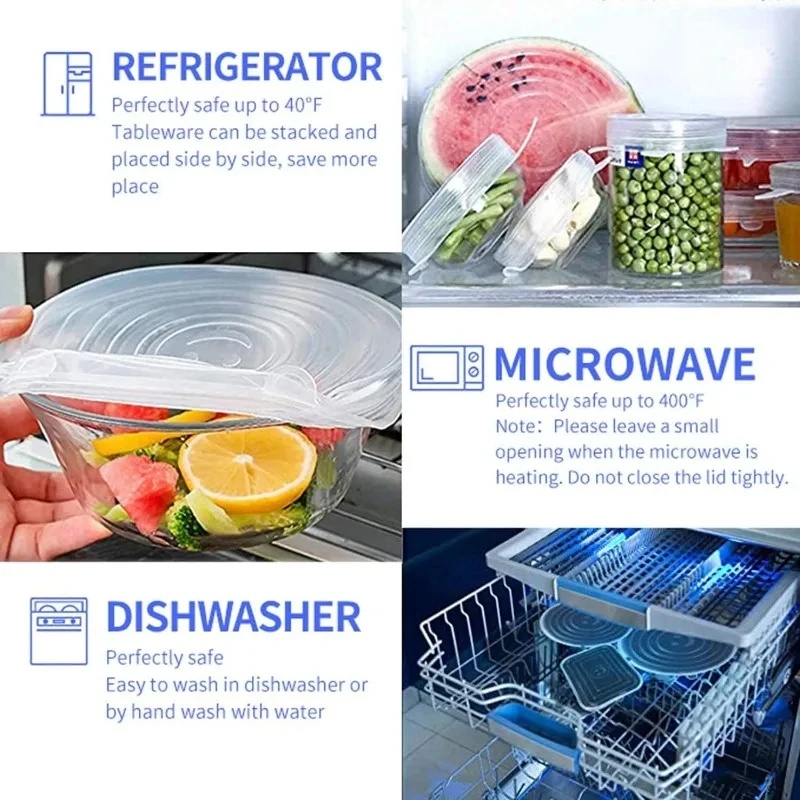1/2 set herbruikbare siliconen - Silicone Stretch Lid recensie en prijs