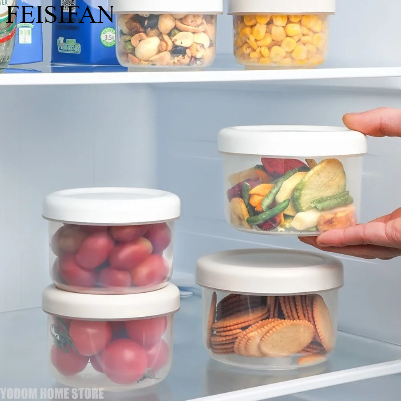 Draagbare ronde plastic voedse - Food Storage Containers With Lids recensie en prijs