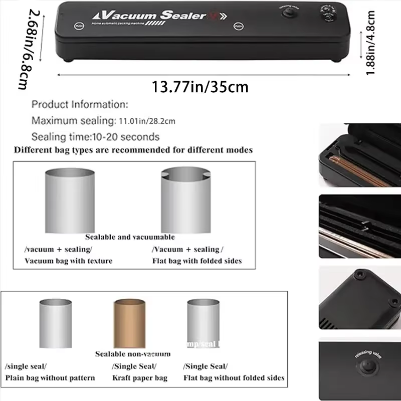 2026 Hoge Kwaliteit Vacuümseal - Vacuum Sealer Bag recensie en prijs