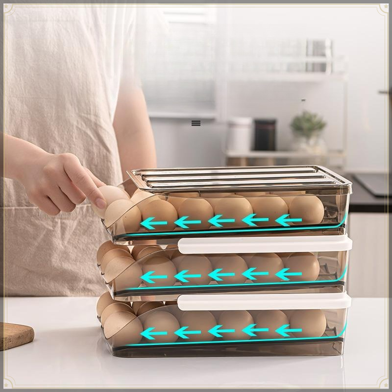 Rolbare eieropbergdoos PET sta - Egg Storage Holder recensie en prijs