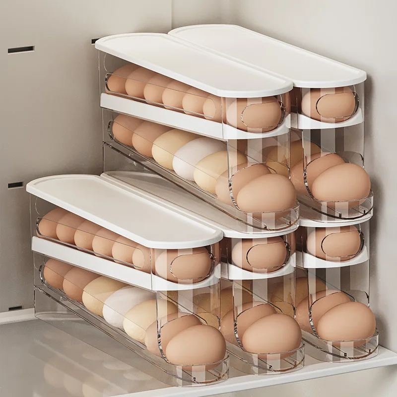 Twee Laag Koelkast Ei Opbergdo - Egg Storage Holder recensie en prijs