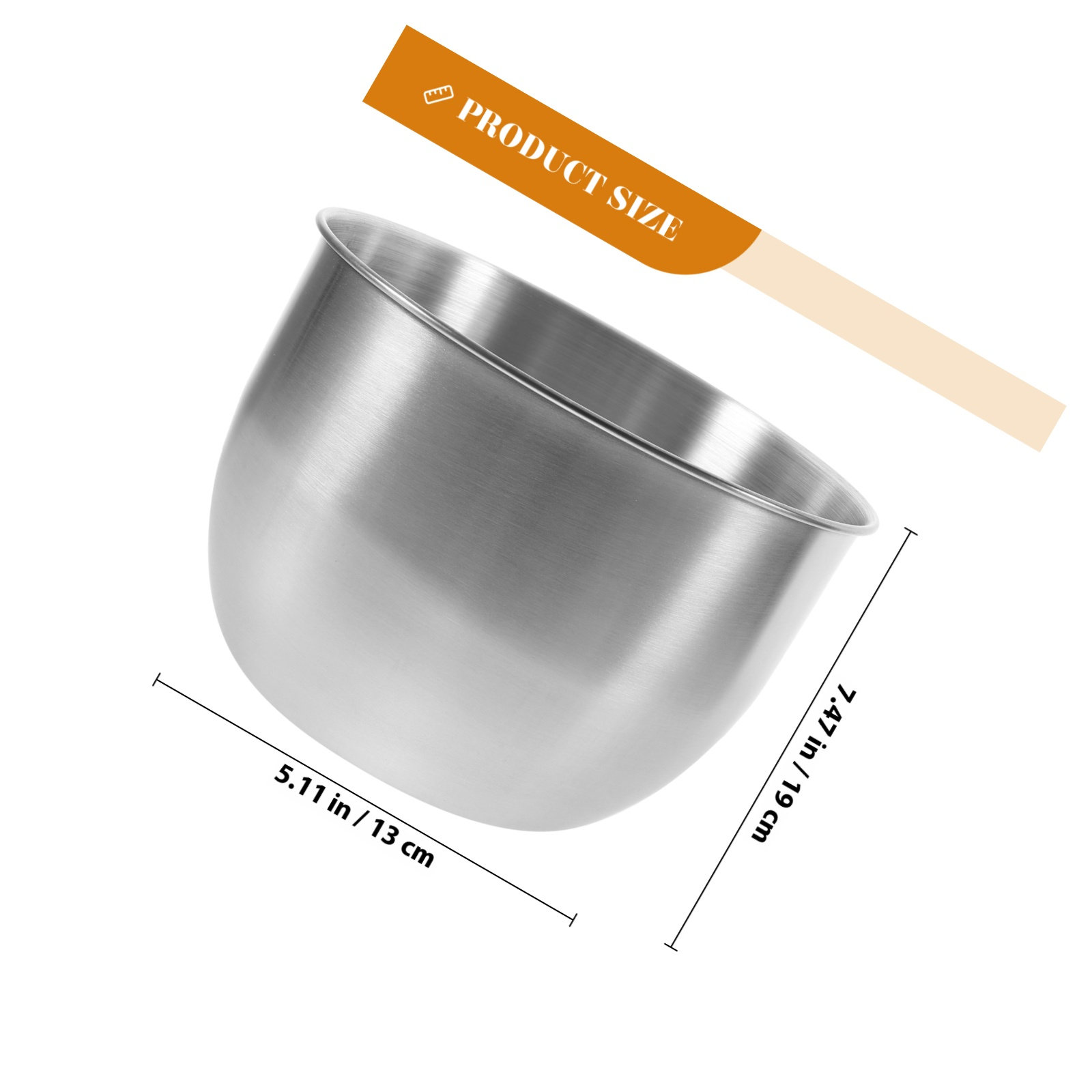 Diepe roestvrijstalen mengkom, - Food Storage Bowls recensie en prijs