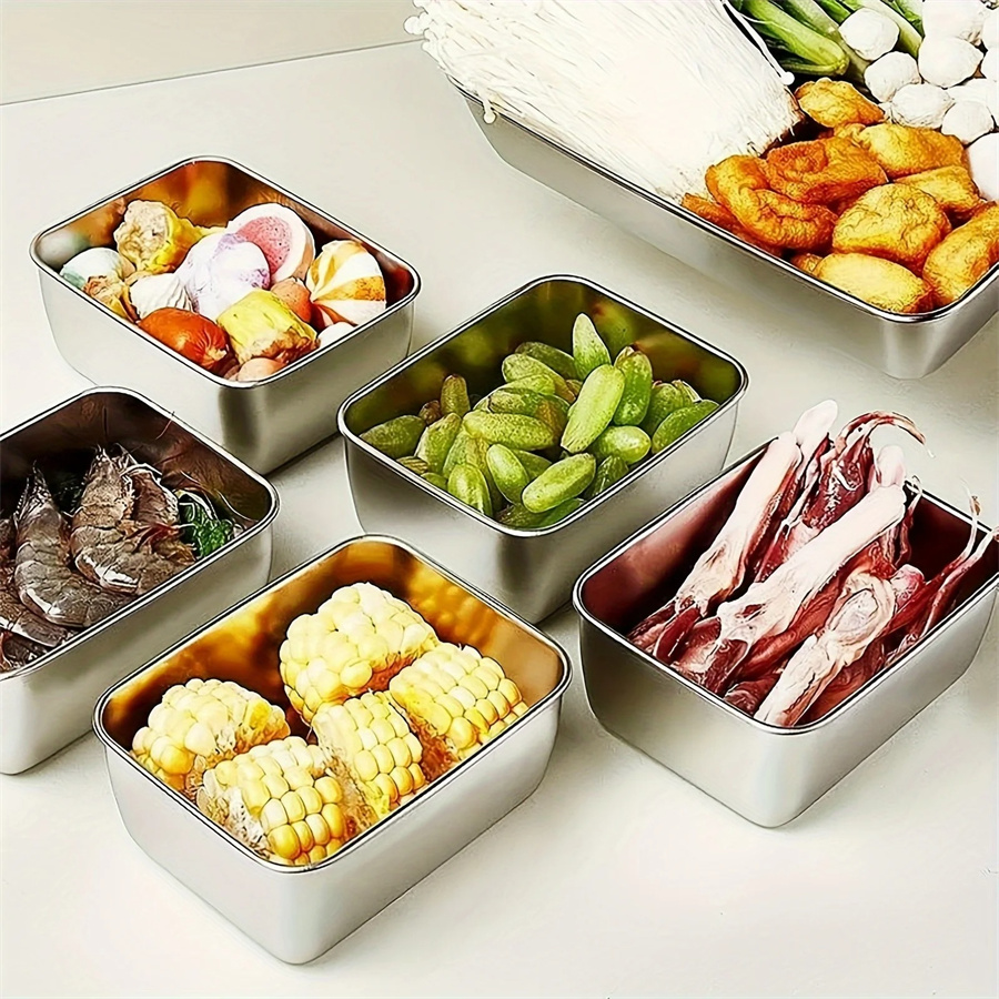 1/3/5 Stuks Rvs Voedsel Opberg - Food Storage Containers With Lids recensie en prijs