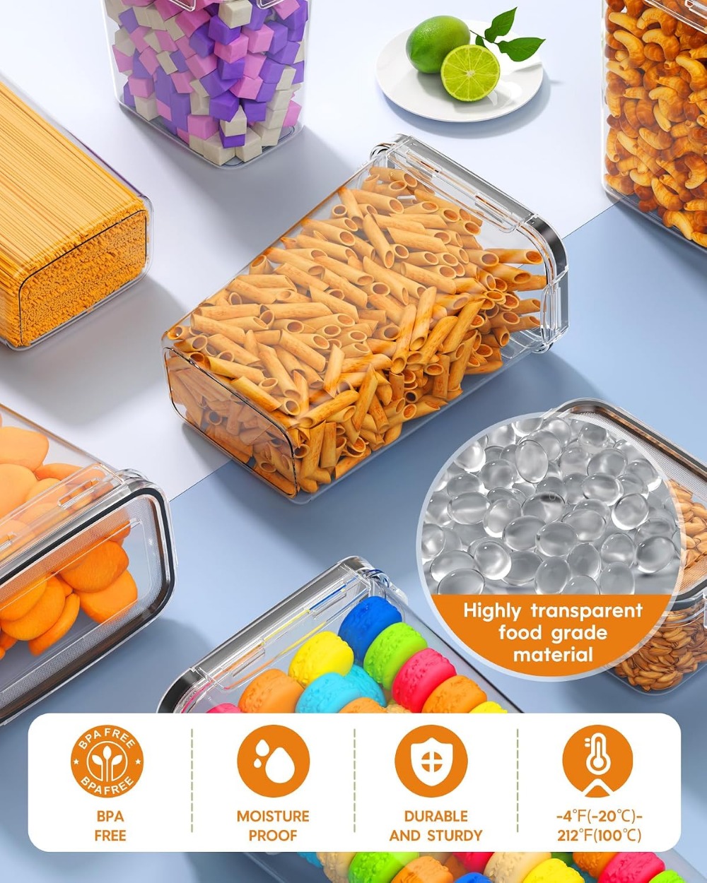 24 stuks luchtdichte voorraadd - Food Storage Canister recensie en prijs