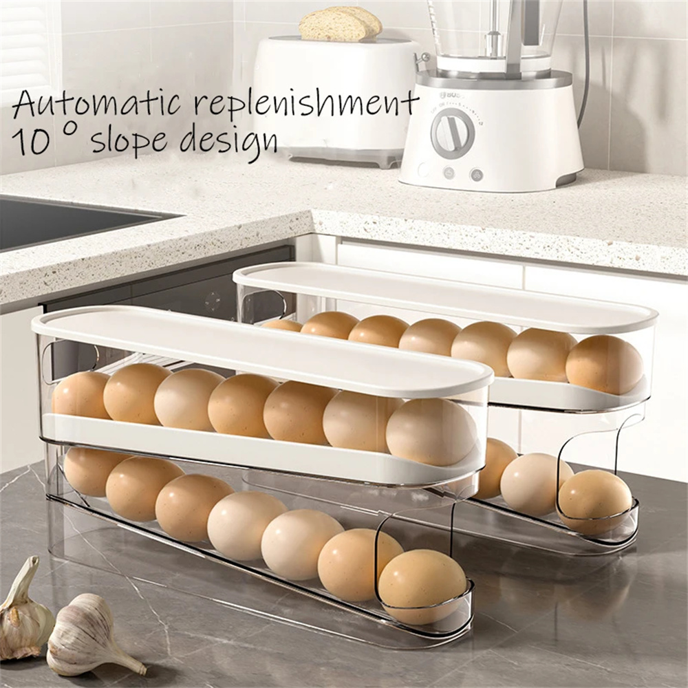 1PC Slide Type Eierdoos Dubbel - Egg Storage Holder recensie en prijs