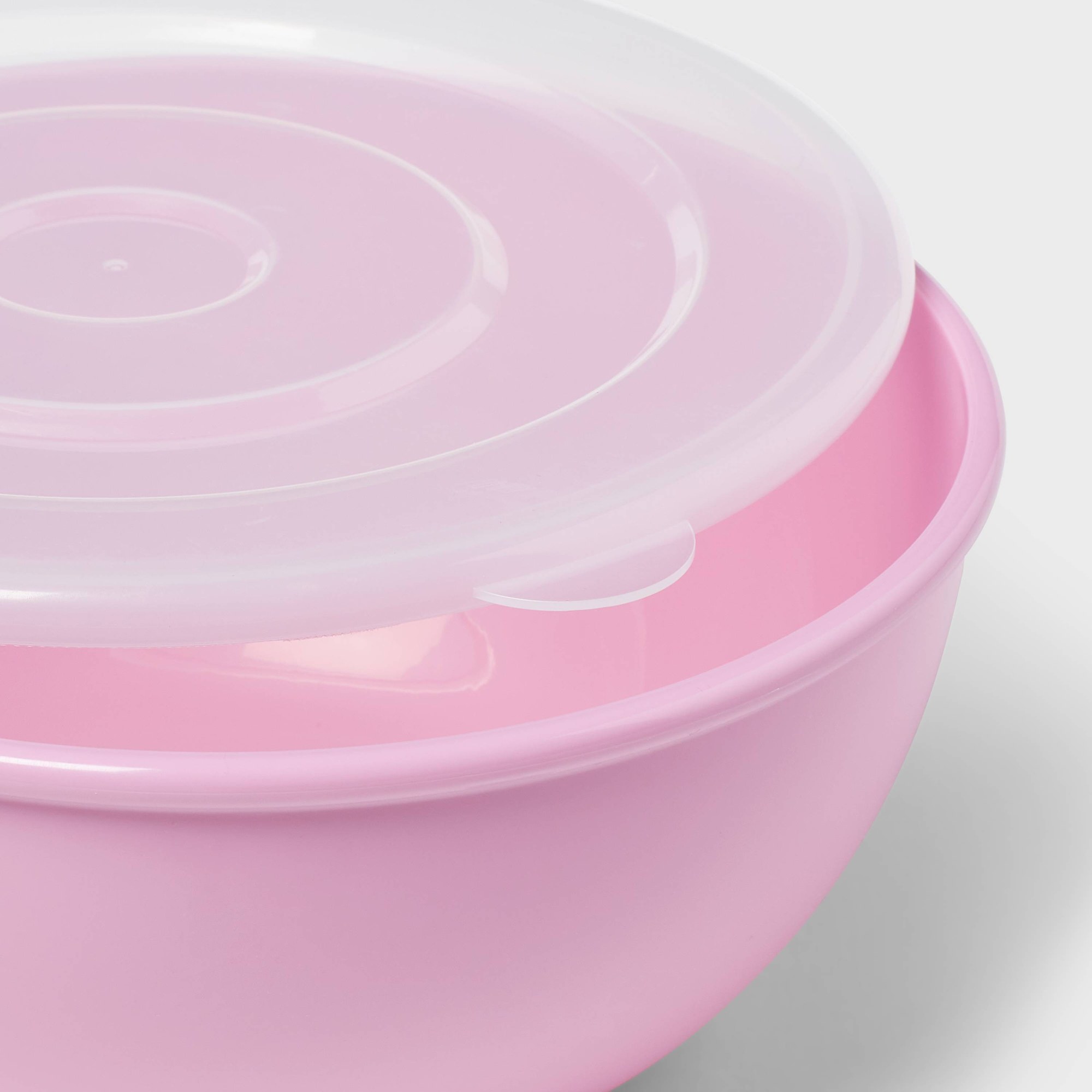 Roze kom met bijpassend deksel - Food Storage Bowls recensie en prijs