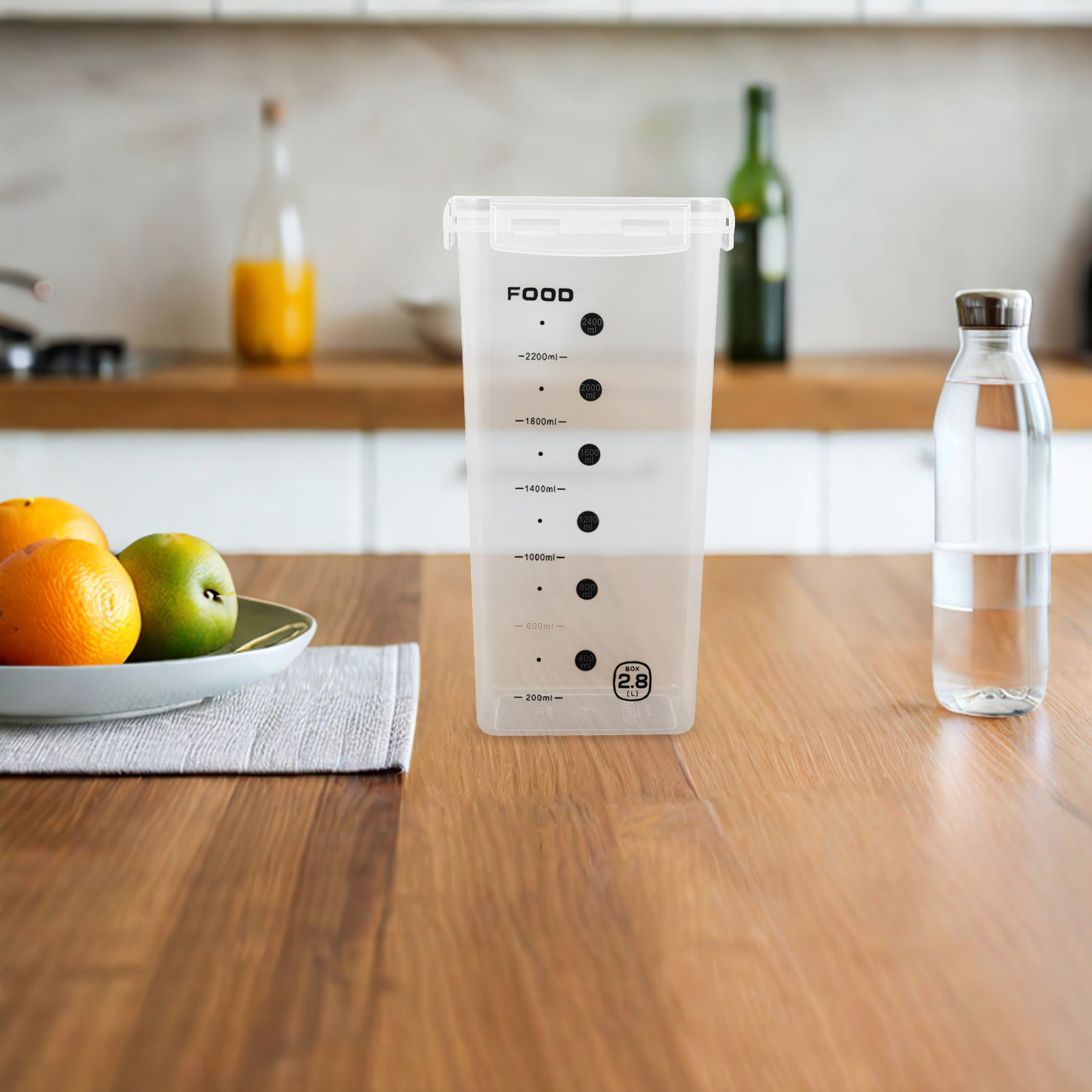 2 stuks transparante graanopsl - Food Storage Jars Airtight recensie en prijs