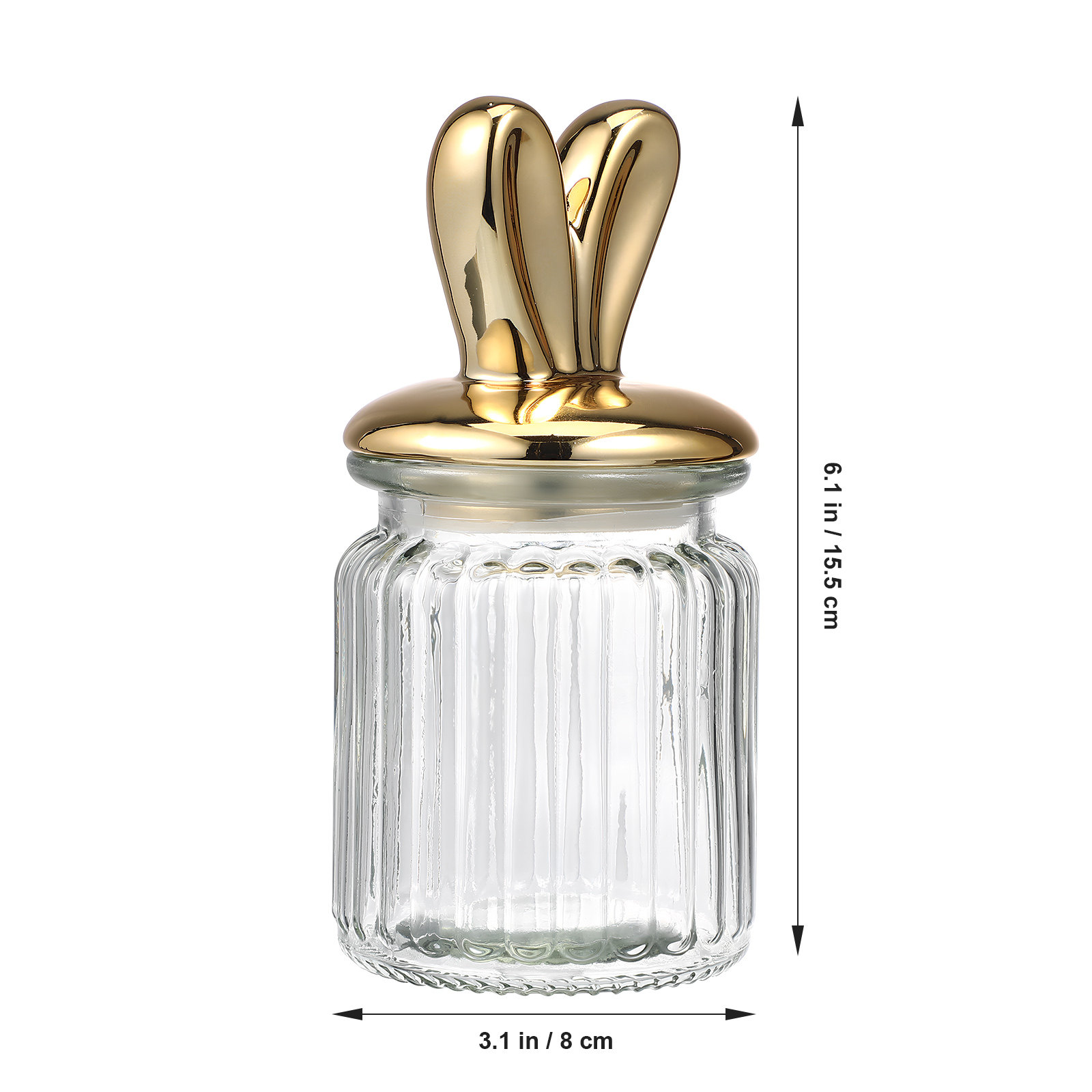 1 stuks glazen opbergpot met k - Food Storage Glass Container Set recensie en prijs